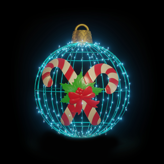 Christmas Ball Candy Cane