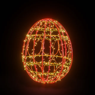 Easter Light Egg 2 (red/yellow)