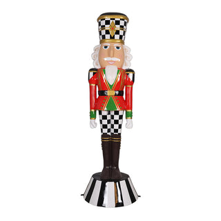 AMERICAN CHRISTMAS NUTCRACKER 9FT (BLACK AND WHITE