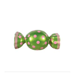ROUND POLKA CANDY (LIME GREEN) 3FT.