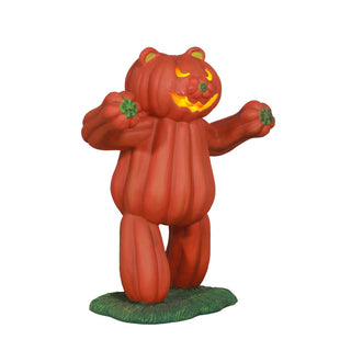 Scary Standing Pumpkin Bear