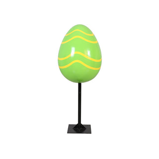 Easter Egg 60 cm w/Metal Plate (Stripe B)