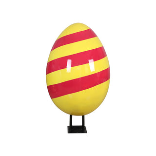 EASTER EGG 120CM WITH METAL PLATE (STRIPE B)