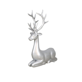 Stag Sitting - silver