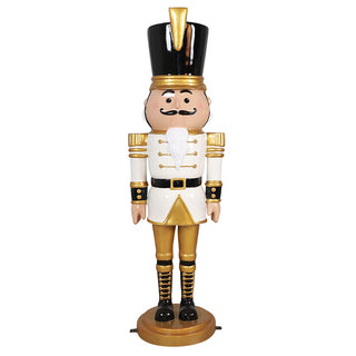 Nutcracker 180 Cm (white And Gold)