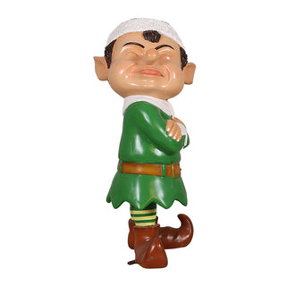 Grumpy Santa Elf (green)