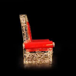 SANTA THRONE WARM WHITE - STANDING