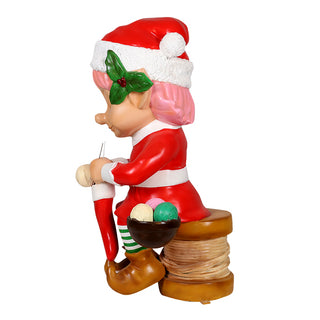 Knitting Elf (Red)