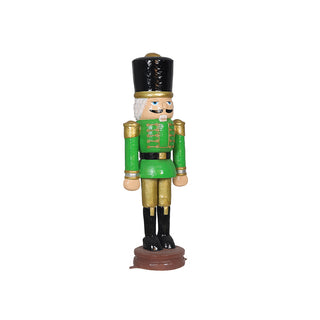 Nutcracker Wood Carved 100 CM (Green)