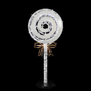 LOLLIPOP WITH RIBBON (COLD WHITE)