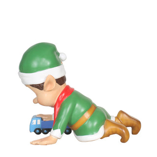 Santa Elf With Toy Truck