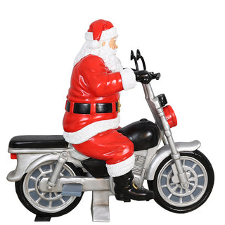 SANTA ON MOTORCYCLE