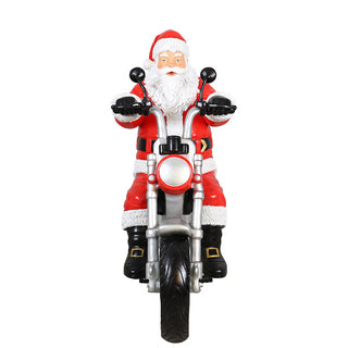 SANTA ON MOTORCYCLE