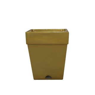 Concrete Planter Gold