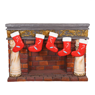 Fireplace with Socks